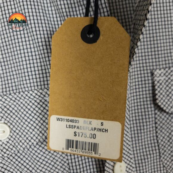 NWT Civilianaire Shirt Black Stripe Made In USA! Mens Size Slim Small - Picture 9 of 16